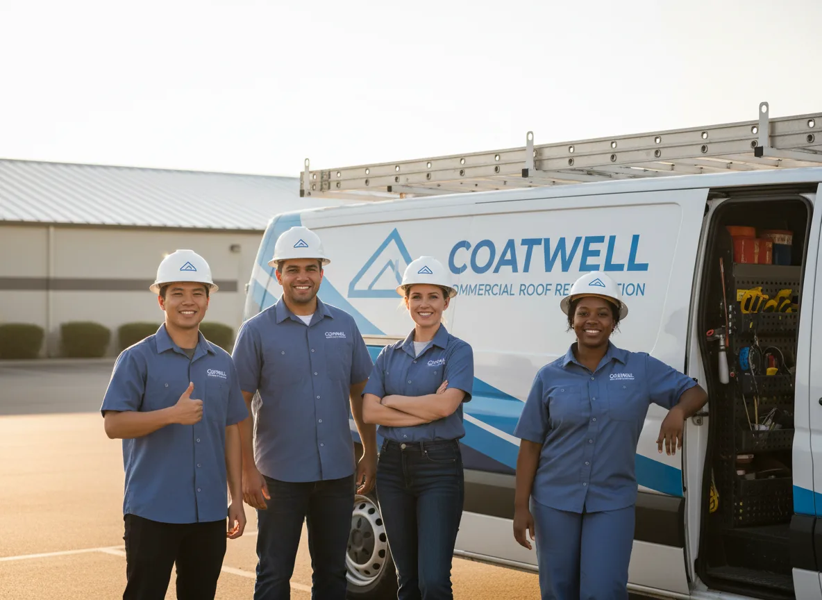 Commercial roof coating company in Lupton, MI